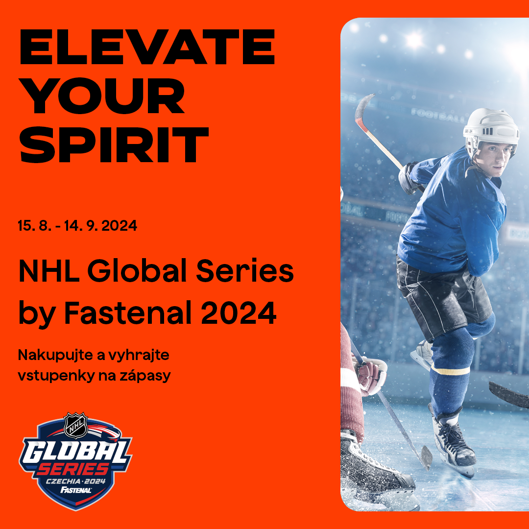 Soutěž o vstupenky na NHL zápasy Global Series Czechia presented by Fastenal 2024