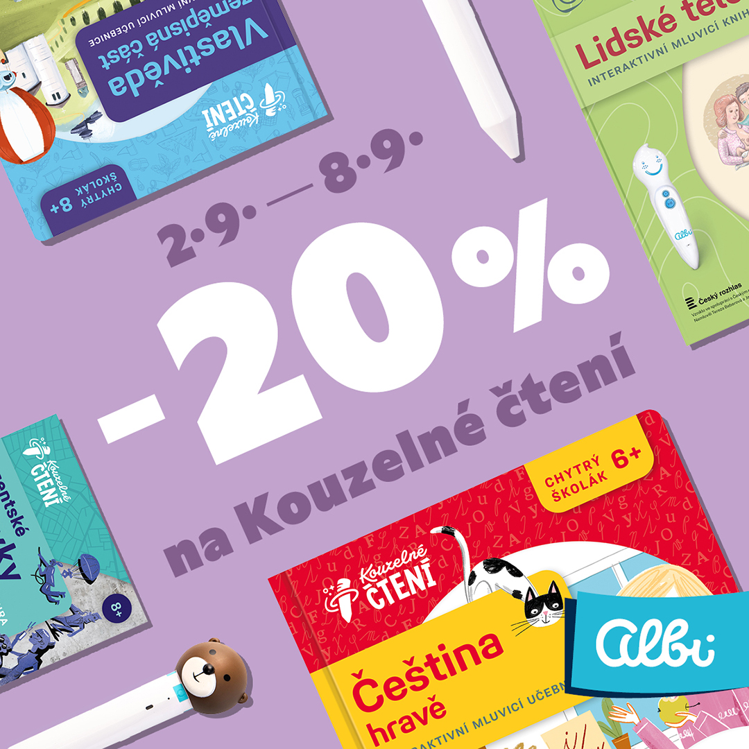 Objevte svět Kouzelného čtení se speciální 20% slevou v Albi.