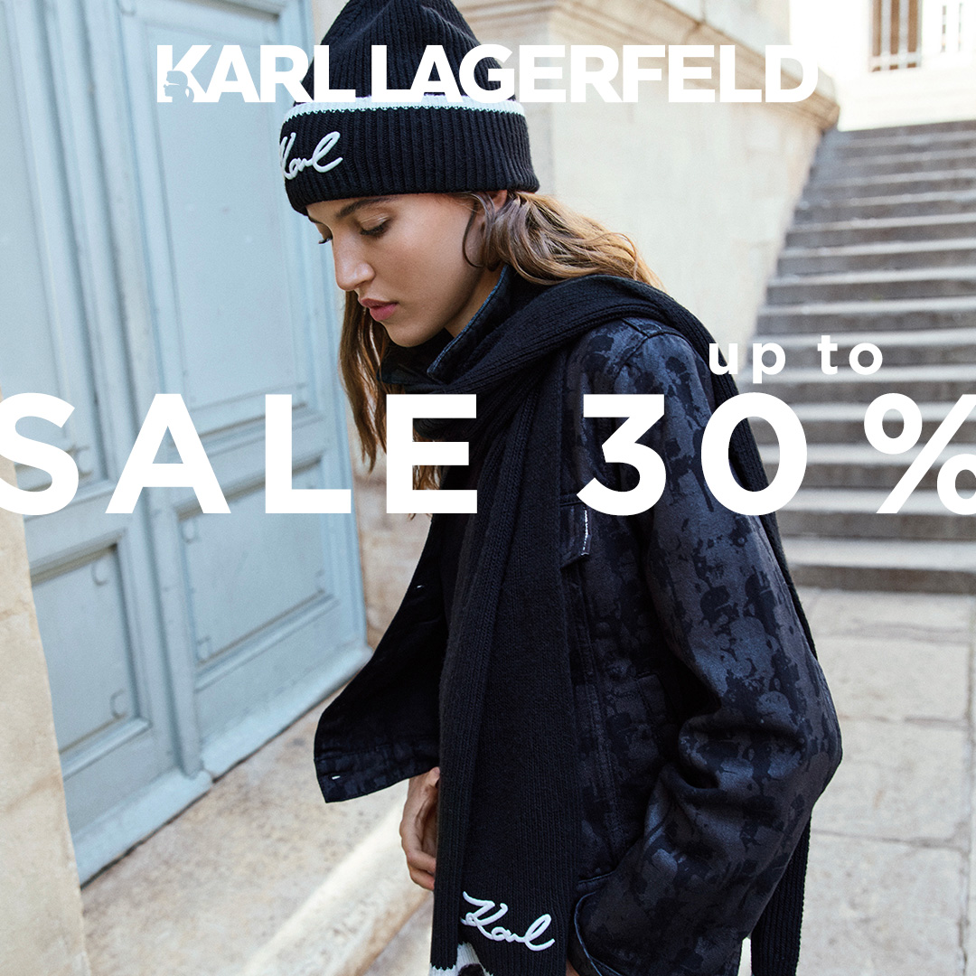 KARL LAGERFELD s až 30% slevou