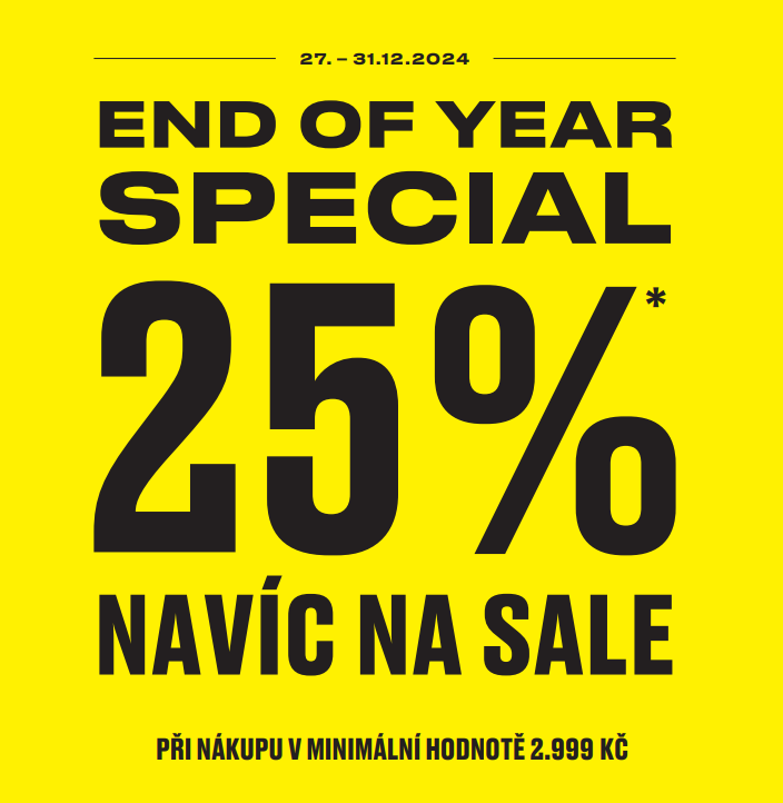 END OF YEAR SALE -25%